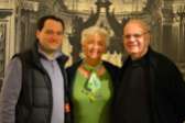 Robert, JoAnn and Fr. Samuel who lives in the cloister at the Basilica of Saint Paul and gave us a private tour