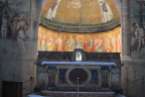 The altar in Santo Stefano Rotondo ~ the Basilica of St. Stephen in the Round on the Celian Hill