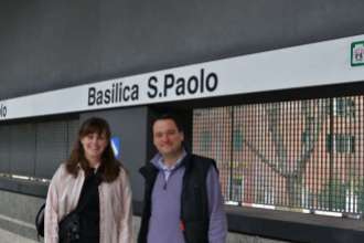 Taking the Metro to the Basilica of Saint Paul