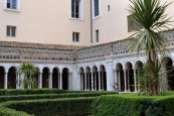 Cloister of the Benedictine Monastery at the Basilica.
